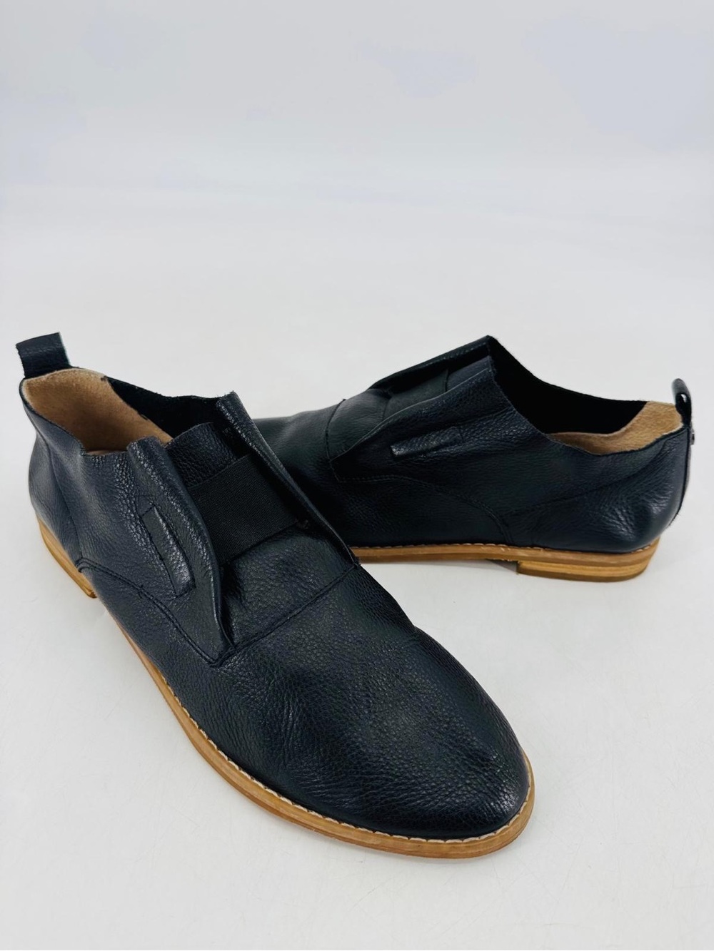 Hush Puppies Men’s Classic Hipster Streetwear Pebbled Leather Slip On Loafers